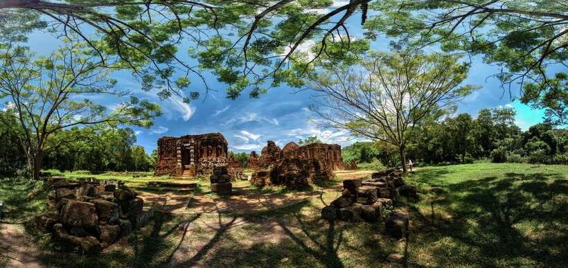 Hoi An: My Son Sanctuary 8 am/1 pm - The guide makes the ruins easier to understand