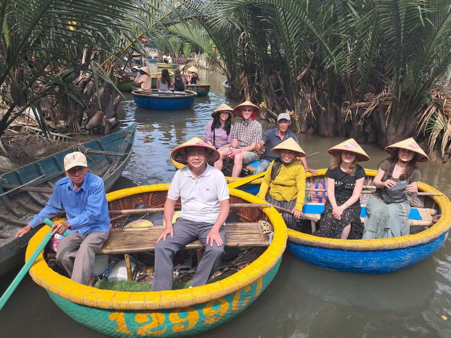 Hoi An: My Son Sanctuary with Basket Boat and Lunch Options - The Bay Mau basket boat option