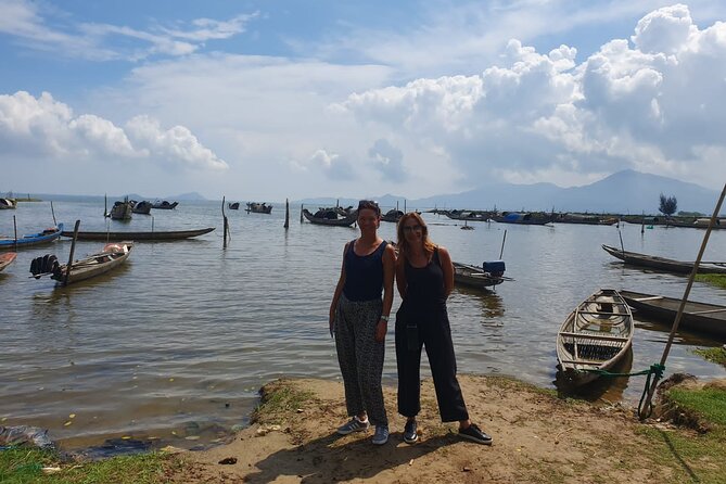 Hoi An or Danang to Hue via Hai Van Pass Tour - Marble Mountains: pagodas above Non Nuoc