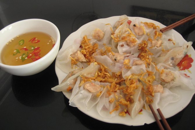 Hoi An Street Food Tour- Eat Like A Local - White Rose dumplings and a look behind the dish
