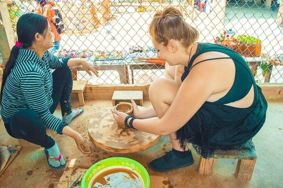 Hoi An: Thanh Ha Village Tour with Pottery Making and Gift - Coconut coffee, cookies, and a terracotta gift
