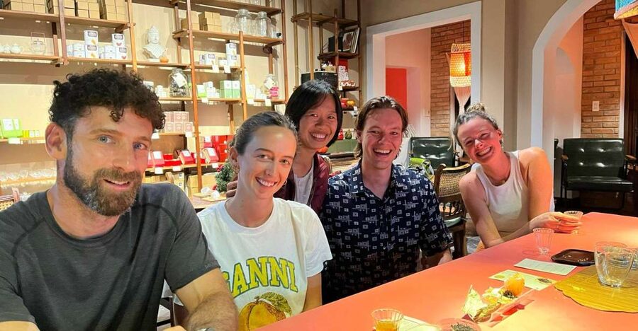 Hoi An Vegan Food Tour - White Roses in a 300-year-old house