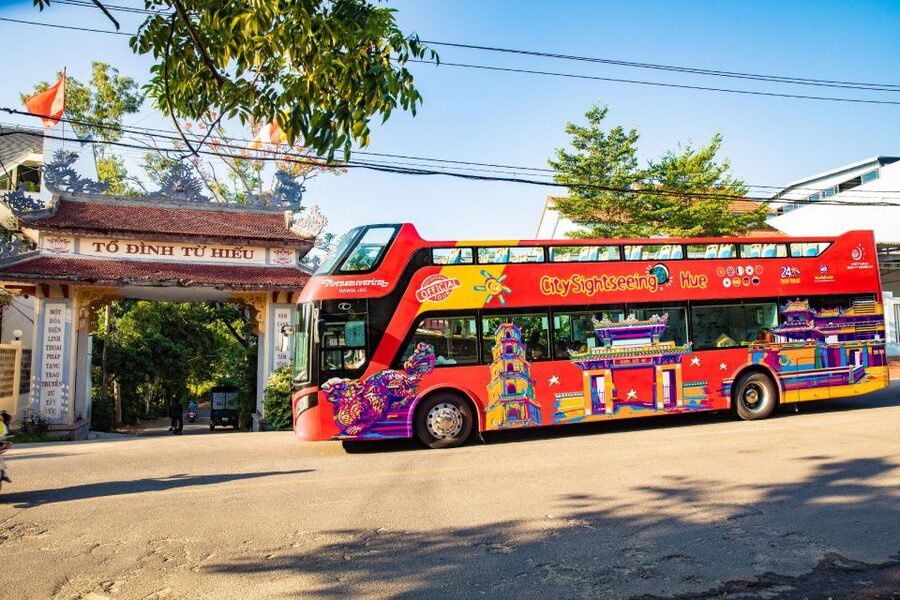 Hue: City Sightseeing Hop-On Hop-Off Bus Tour - Quoc Hoc Hue and the Final Route Section