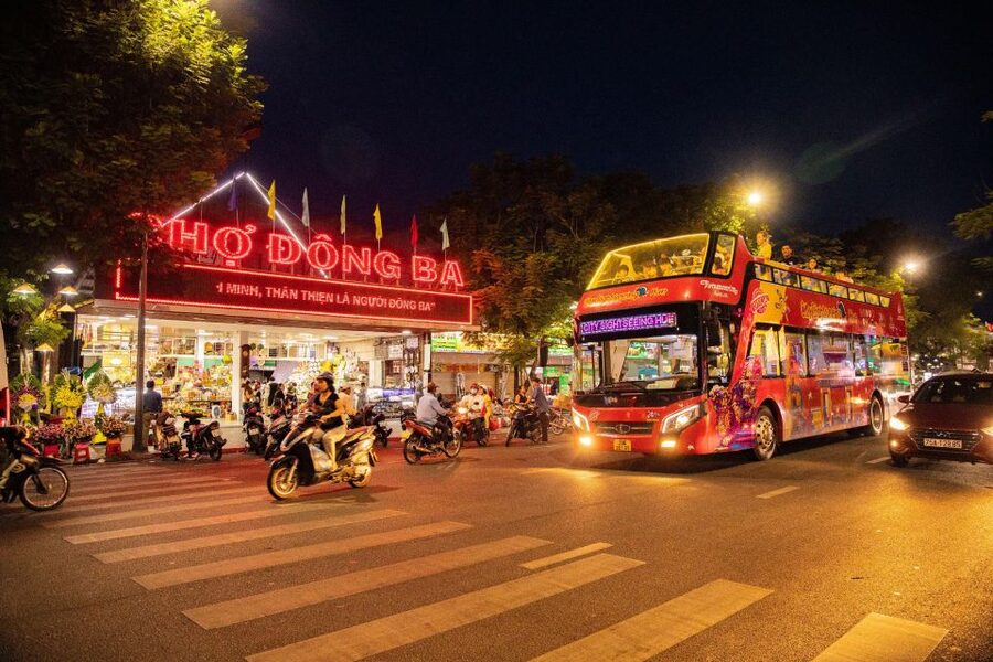 Hue: City Sightseeing Hop-On Hop-Off Bus Tour - Dong Ba Market: Food, Spices, and Local Shopping