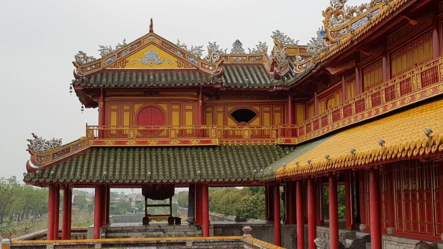 Hue Customizable Tour with Imperial Citadel & Forbidden City - The cannons and Flag Tower: beginning with power