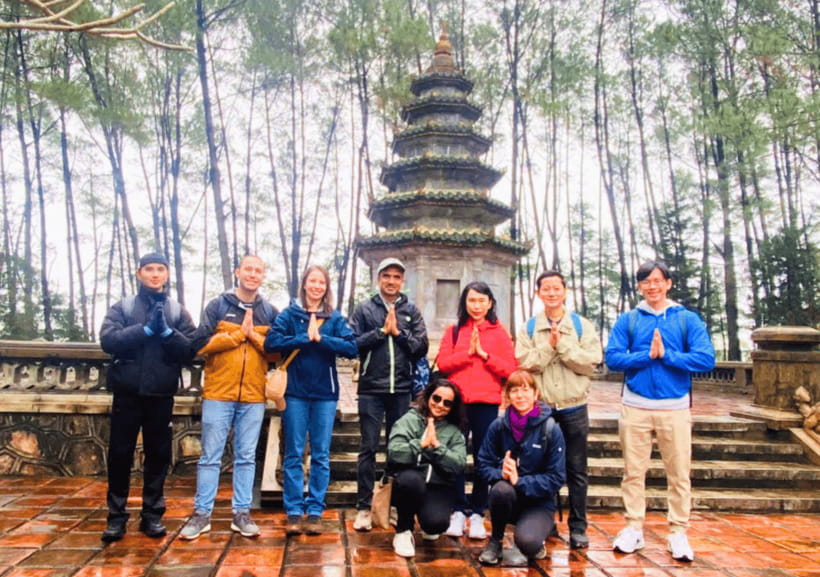 Hue Imperial Citadel, Tombs, Perfume River Boat Tour & Van - Thien Mu Pagoda and its quiet grounds