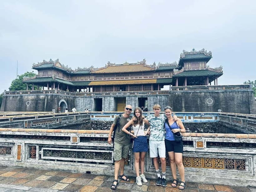 Hue Imperial City and Forbidden City Walking Private Tour - Meeting the guide beside Hue’s bronze cannons