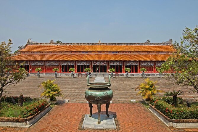 Hue Imperial City Walking Tour (Kids Half-Price) - The Flag Tower and the first view of the citadel