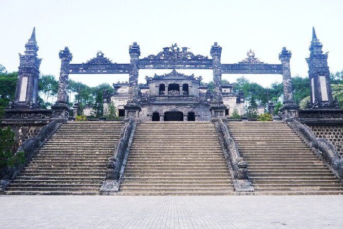 Hue Motorbike & Boat Tour to Countryside & Heritage Sites - Khai Dinh’s tomb packs drama into a small space