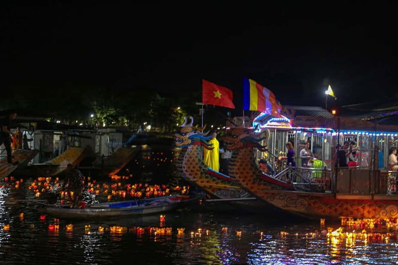 Hue: Perfume River Dinner Cruise with Traditional Show - Eight courses inspired by royal Hue food