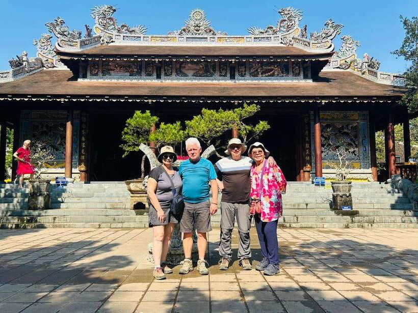Hue: Royal Tombs & Pagoda Private Tour By Dragon Boat & Car - Starting on the Perfume River