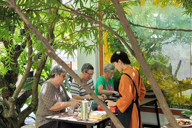 Hue's Vegetarian Cooking Class in Ancient Garden - Arriving at An Nhien Garden in Phu Thuong