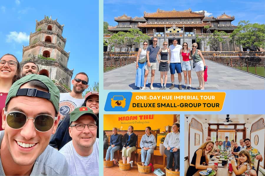 Imperial City, Hue: Day Tour from Hoi An and Da Nang - The 16-seat van and the long ride north