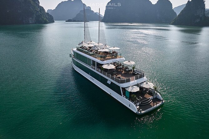 JADESAILS CRUISE-The Most Luxurious Day Tour in Ha Long Bay & Lan Ha Bay - Cruising through Ha Long Bay’s limestone towers