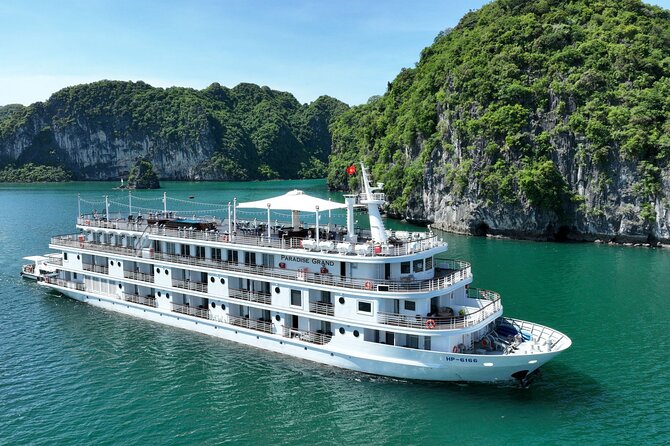 Lan Ha Bay Overnight on Paradise Grand Cruise - Starting at Tuan Chau Island at 11:30