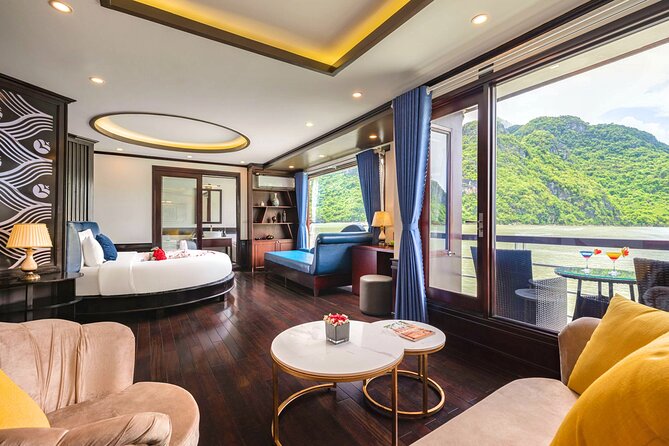 Le Journey Elegance Cruise 5 Star Lan Ha Bay - All Inclusive 2D1N - A small luxury boat with an old Indochina look