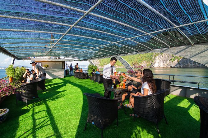 Luxury Halong Bay 1 Day on Cruises From Hanoi with Bus & Lunch - Vietnamese lunch on a modern cruise boat