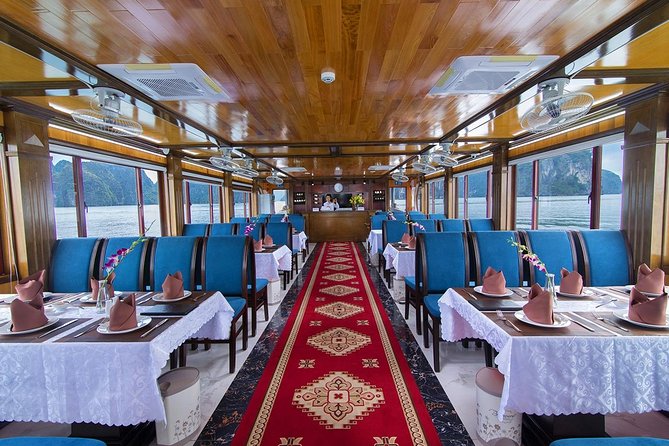 Luxury Halong Bay 1 Day on Cruises From Hanoi with Bus & Lunch - Sung Sot Cave and the walking requirement