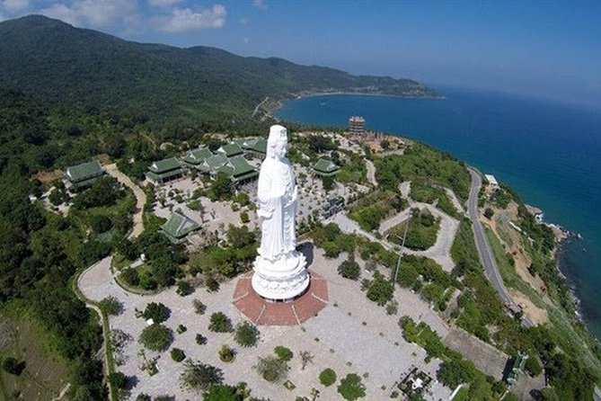 Marble mountain, Am Phu cave and Monkey mountains group tour - Monkey Mountain and the Linh Ung Pagoda