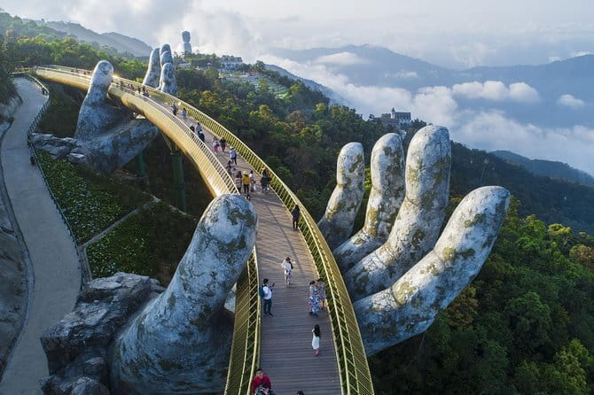 Marble Mountains and Ba Na Hills (Golden Bridge) full day tour - Ba Na Hills and the cable car ride