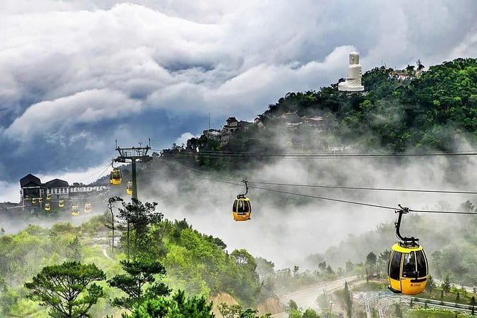 Marble Mountains and Ba Na Hills (Golden Bridge) full day tour - Marble Mountains: caves, shrines, and plenty of stairs
