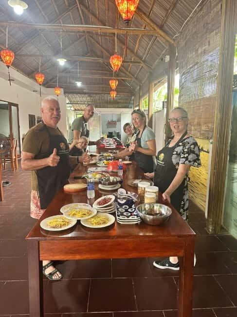 Market Tour, Basket Boat Ride & Cooking Class by Hangcoconut - Through the Bay Mau Coconut Forest by Bamboo Basket Boat
