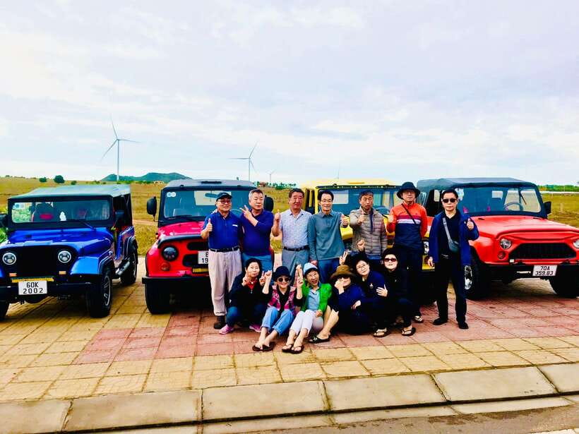 Mui Ne Group tour: Sunrise or Sunset Sand Dunes By Jeep - The fishing village: a brief look at working Mui Ne