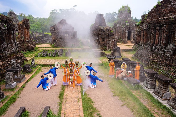 My Son Sanctuary and cruise trip from Hoi An/ Da Nang - Walking through the Champa temple complex