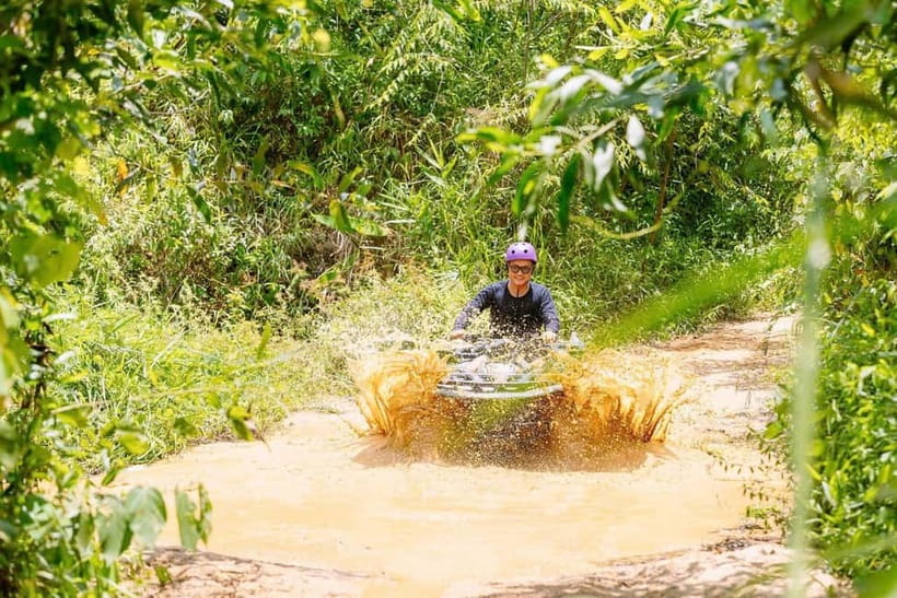 Nha Trang: ATV Extreme Tour at Kong Forest - Learning to control the four-wheeled ATV