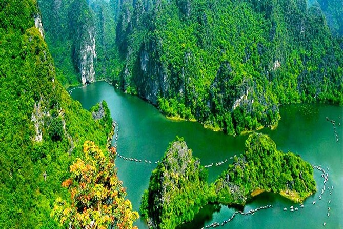 Ninh Binh Day Tour to Hoa Lu Trang An Mua Cave with Buffet Lunch - Trang An grottoes by bamboo boat