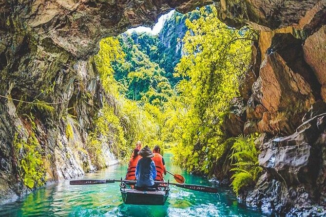 Ninh Binh Tour Bai Dinh Trang An Mua Cave Small Group Limousine - Trang An by bamboo boat