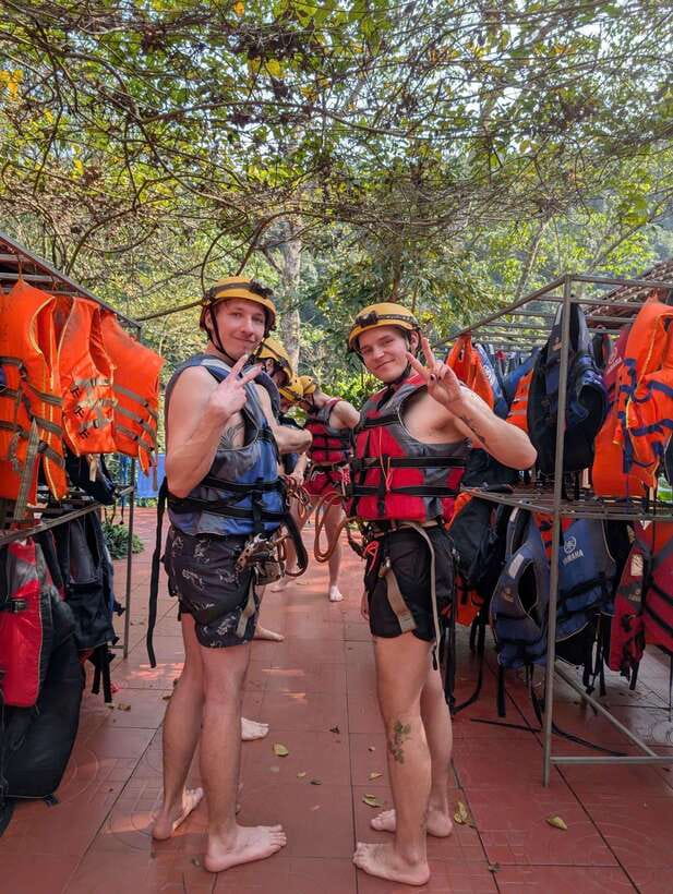 Phong Nha: Zipline Dark Cave & Paradise Cave Exploration - The zipline, cave, and mud bath