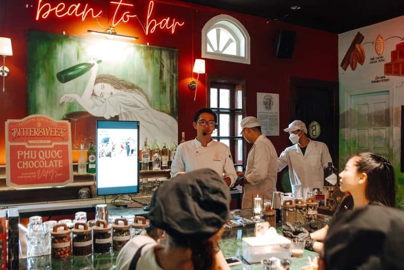 Phu Quoc: Bittersweet Chocolate Factory Tour & Workshop - Tasting signature chocolates and cacao liqueur