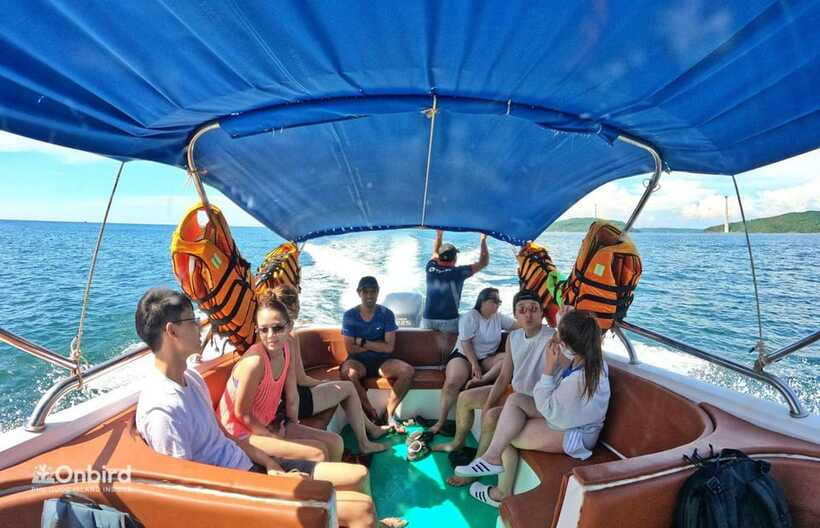 Phu Quoc: Speed Boat Tour 4 Islands - 2 Reefs Snorkeling - Four islands, a beach, and a quiet final stop