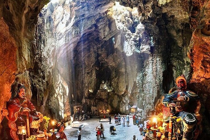 PRIAVATE DaNang CITY TOUR-FOOD TOUR-Sunset BOAT TRIP on Han river - Linh Ung Pagoda on Monkey Mountain