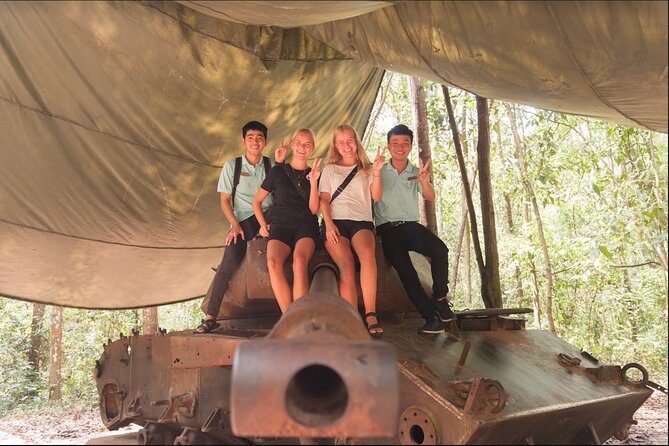 Private Cu Chi Tunnels Tour By Car | Saigon Adventure - A sugarcane juice stop before returning
