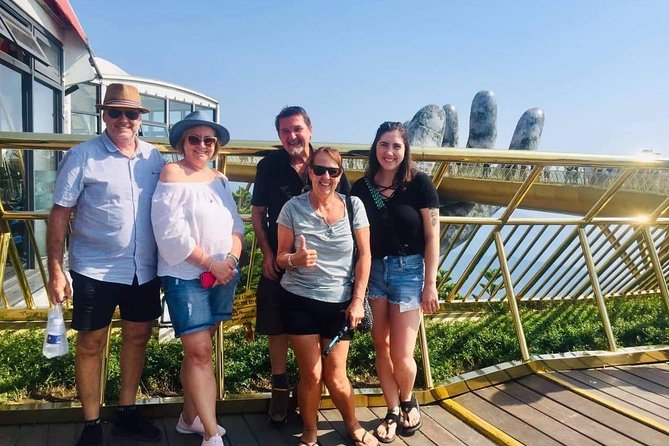 Private guided Sunworld Ba Na Hills & Golden Hands Bridge - French Village, Lunar Castle, and the little Europe effect