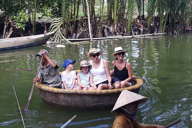 Private Hoi An City tour -Basket Boat Ride in the Coconut forest - Private transport and the value of the $55 price