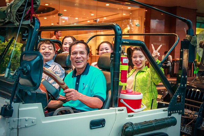 Private Jeep Tour Saigon by Night: Foodie & City Tour - Notre Dame Cathedral, seen rather than toured