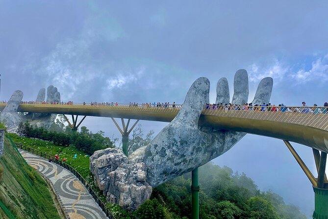 Private Shore Excursion from Tien Sa Port to Golden Bridge - Arriving at Sun World Ba Na Hills