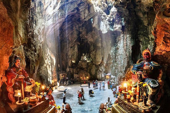 Private transfer from Hue to Hoi An with fabulous stops - The Marble Mountains finish the sightseeing day