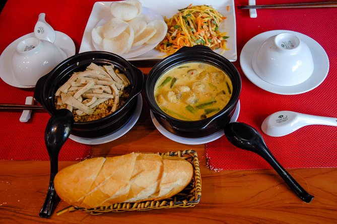 Private Vegan Food Tour By Scooter in Ho Chi Minh City - District 5 and District 4 show the city at night
