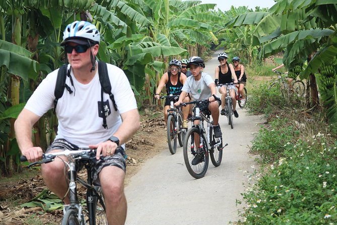 Red River island backroad, Rural Countyside Area and Train Street - Red River Island and Hanoi’s rural edge