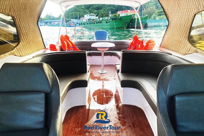 RED RIVER TOUR (Private tour): 4 ISLANDS TOUR BY SPEEDBOAT - Coconut Islet and Ocean World extras