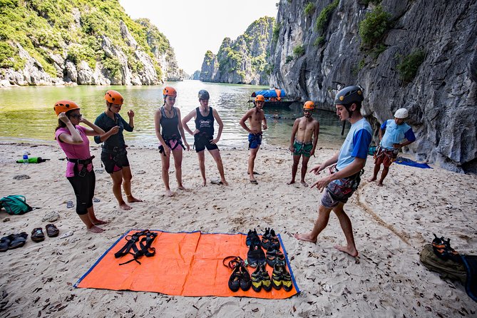 Rock Climbing Tour at Moody Beach - Cruising through Lan Ha Bay