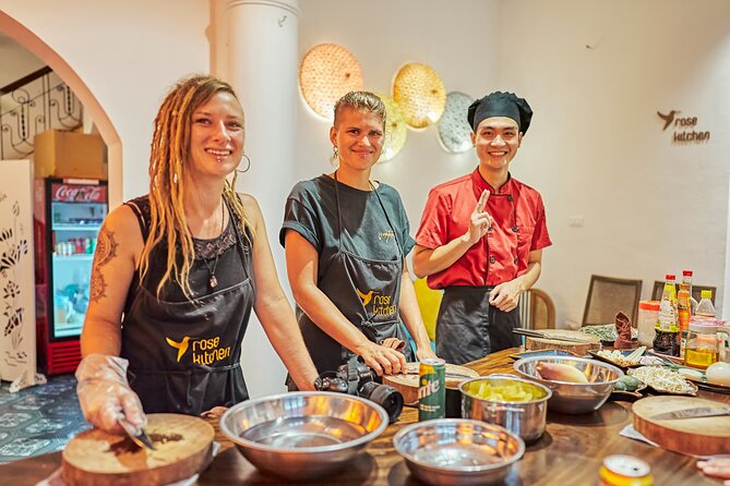 Rose Kitchen Hanoi: Market, Cooking & Culture Tour + Free PickUp - The cooking session works best when you join in