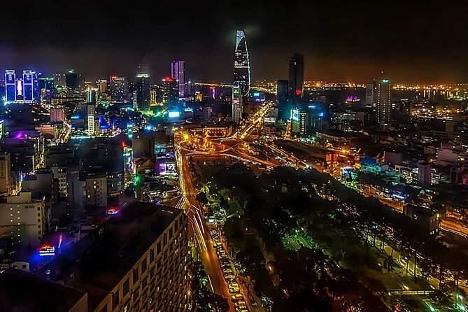 Saigon After Dark With Seafood, Beer & Live Music Bar - District 4, Vinh Khanh Street, beer and dessert