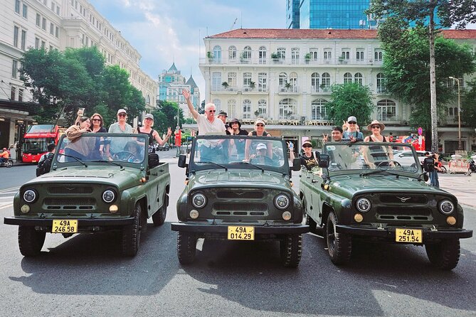 Saigon Jeep Tour with Food, Culture and Fun By Vietnam Army Jeep - Starting near the Saigon Opera House