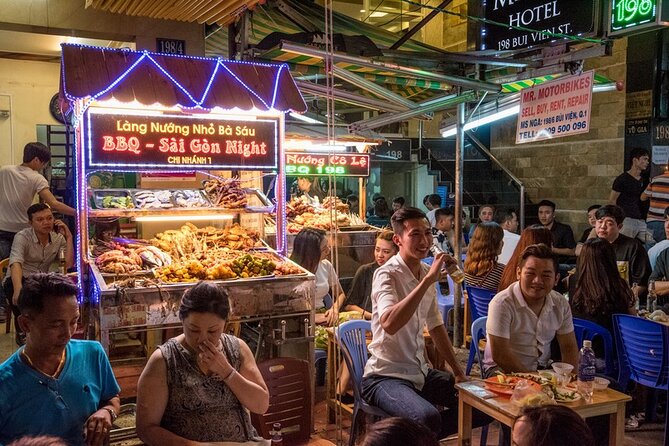 Saigon Night Bites on Foot: Local Vendors, Stories & Sweet Finish - Grilled beef, betel leaf, and southern flavors