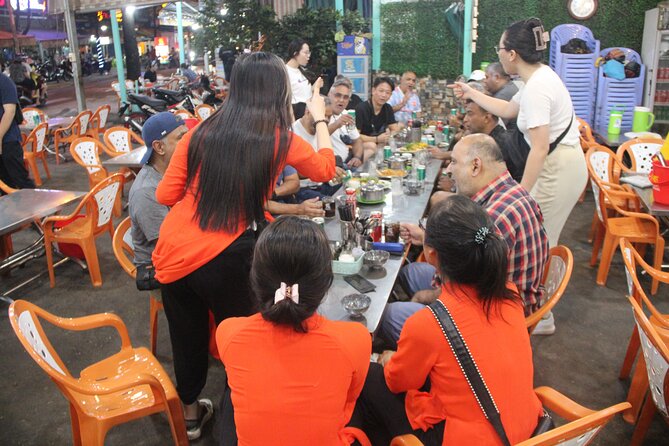 Saigon Vespa By Night Street Food With Female Riders Ao Dai - Banh Xeo, Nem Lui, and the 90-year family recipe